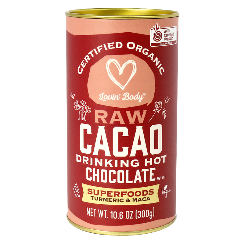Raw Cacao Drinking Hot Chocolate with Superfoods