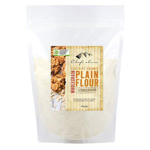 Organic Stoneground Wholegrain Plain Flour 500g