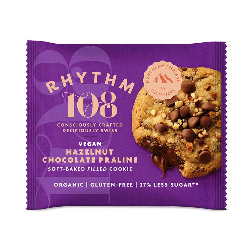Rhythm Organic Chocolate Hazelnut Ganache Filled Cookie